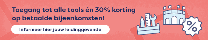 Toegang tot alle tools én 30% korting (rood) Agenda